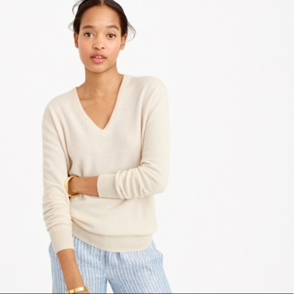 j. crew v neck boyfriend sweater